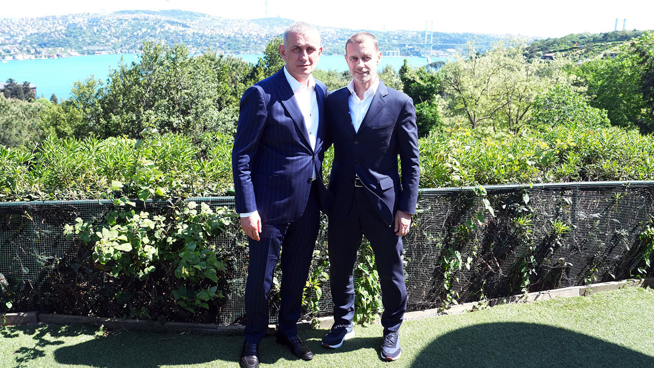 UEFA ve TFF heyetleri Avrupa Ligi finali öncesi İstanbul'da bir araya geldi