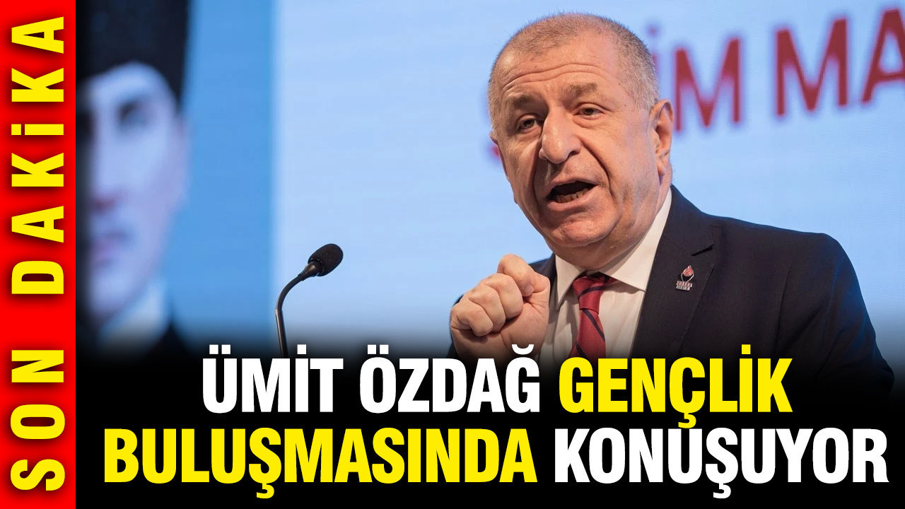 Ümit Özdağ Samsun'da konuşuyor