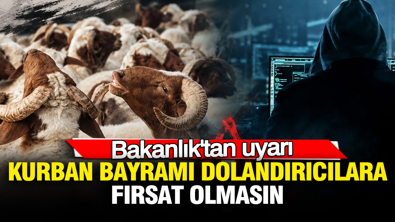 Bakanlık’tan uyarı: Kurban bayramı siber dolandırıcılara fırsat olmasın