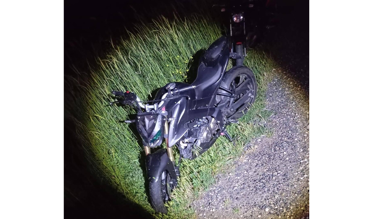 Bilecik’te kontrolden çıkan motosiklet devrildi