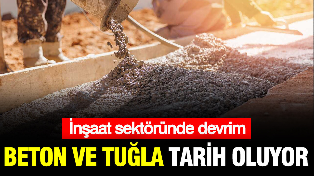 Beton ve tuğla tarihe karışıyor: Evini bu şekilde inşa etti