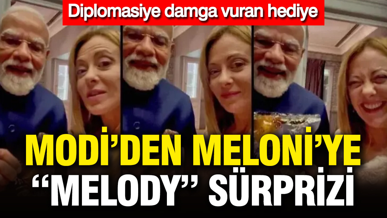 Modi’den Meloni’ye “Melody” sürprizi: Diplomasiye damga vuran hediye
