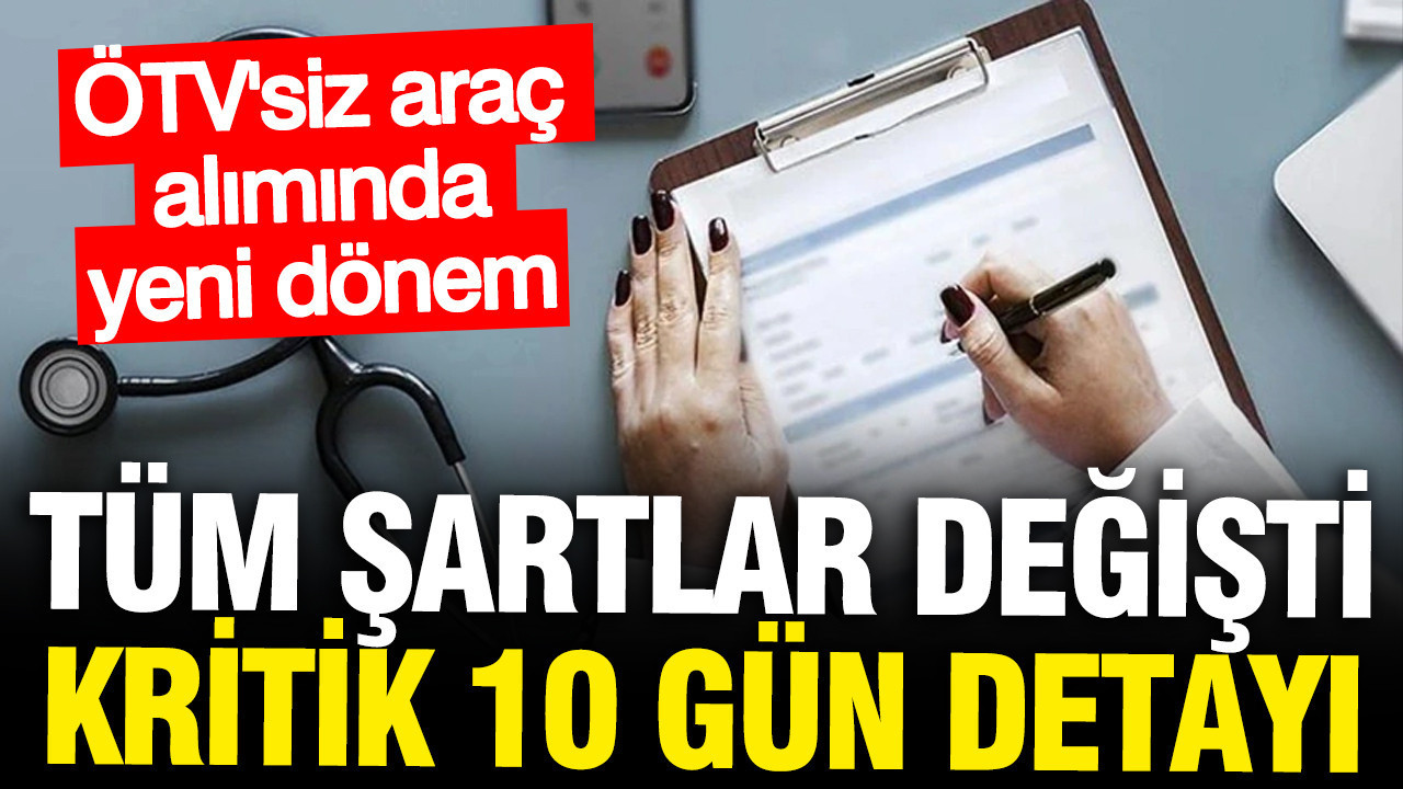 Çalışanlar ve engellileri ilgilendiriyor: Rapor alma süreci tamamen değişti, sadece 10 güne indi