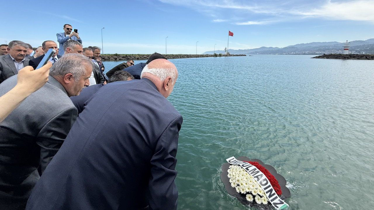 Trabzon’da 26 yıl önceki deniz faciasında ölen 38 kişi anıldı
