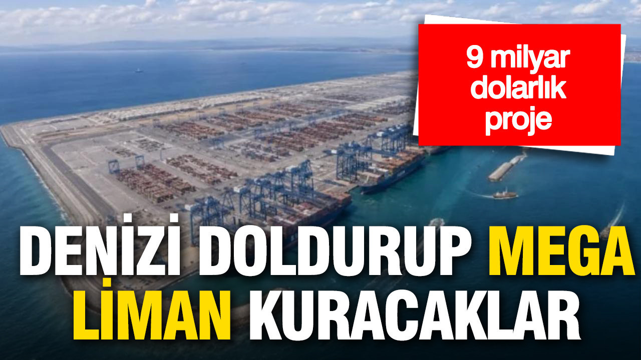 9 milyar dolarlık proje: Denizi doldurup mega liman kuracaklar
