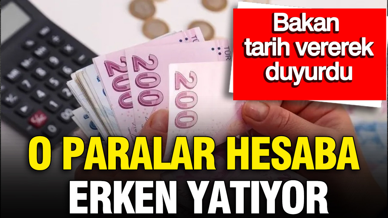 Bakan Işıkhan tarih vererek duyurdu: O paralar hesaplara yatıyor