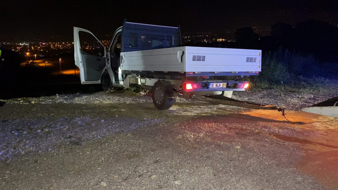 Bursa’da kamyonet şarampole uçtu: Sürücüye 150 bin lira ceza