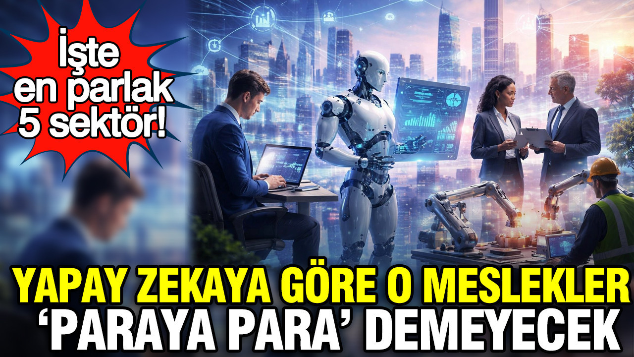 Yapay zekaya göre o meslekler paraya para demeyecek: İşte en parlak 5 sektör