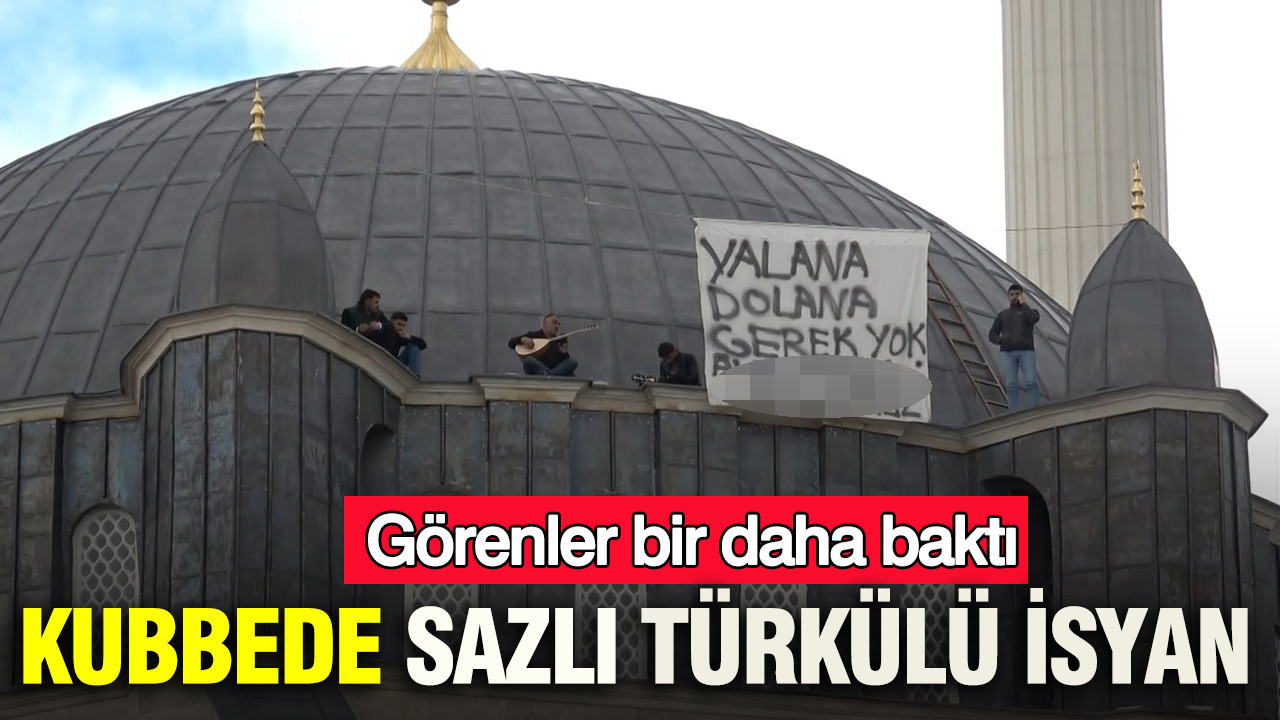 Kubbede sazlı türkülü isyan: İşçiler alın terini istedi