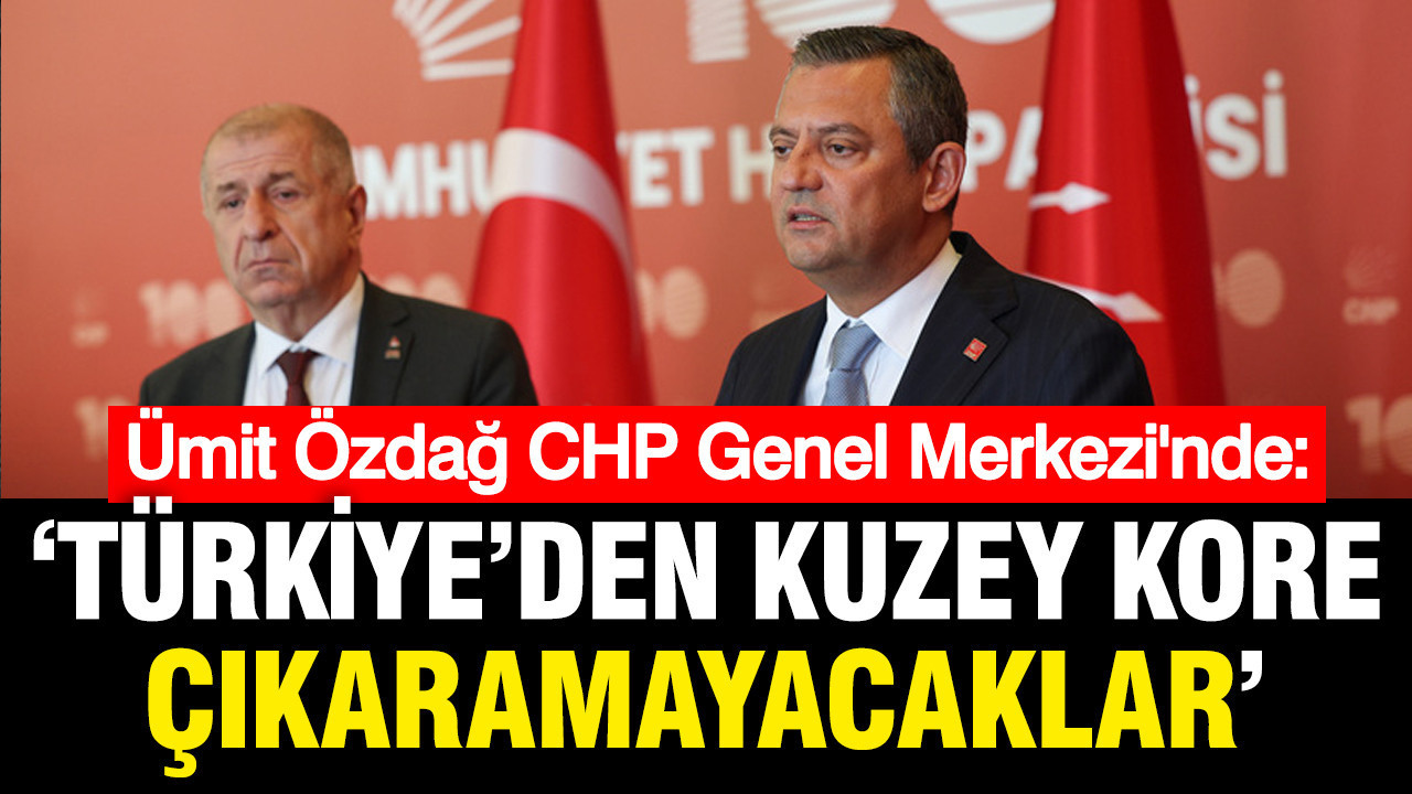 Ümit Özdağ: Türkiye Kuzey Kore değildir, Kuzey Kore olmayacaktır