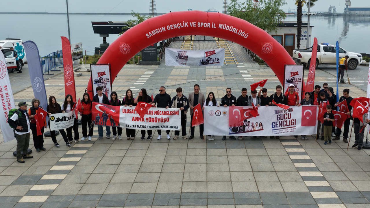 Atatürk'ün Samsun'dan Havza'ya gittiği yolu gençler yürüyecek