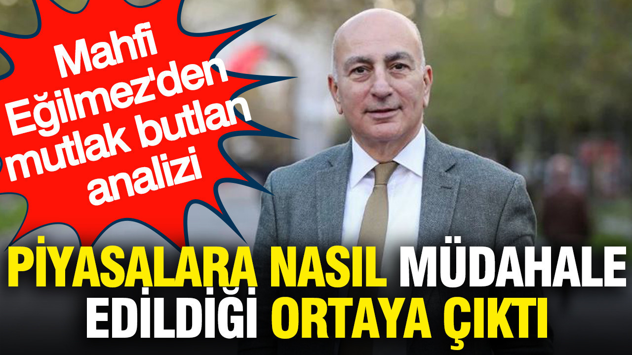 Mahfi Eğilmez'den mutlak butlan analizi: Piyasalara nasıl müdahale edildiği ortaya çıktı