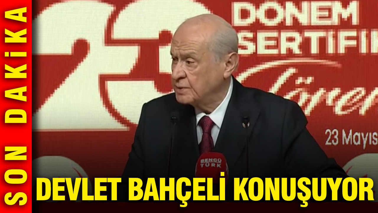 Devlet Bahçeli konuşuyor