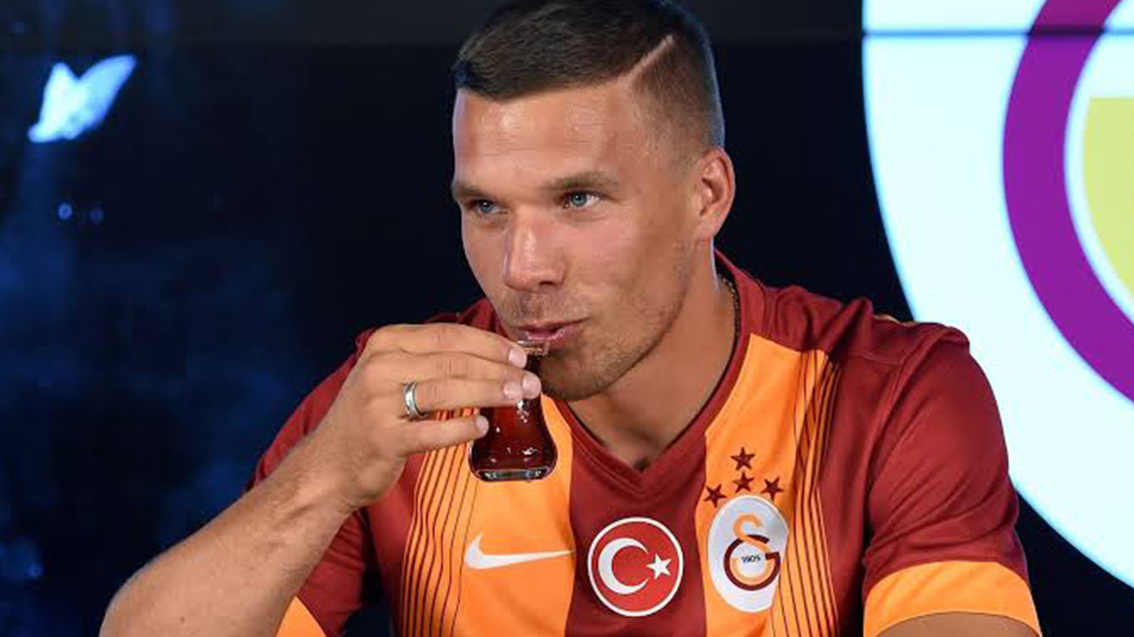 Galatasaray'dan Podolski'ye teşekkür mesajı