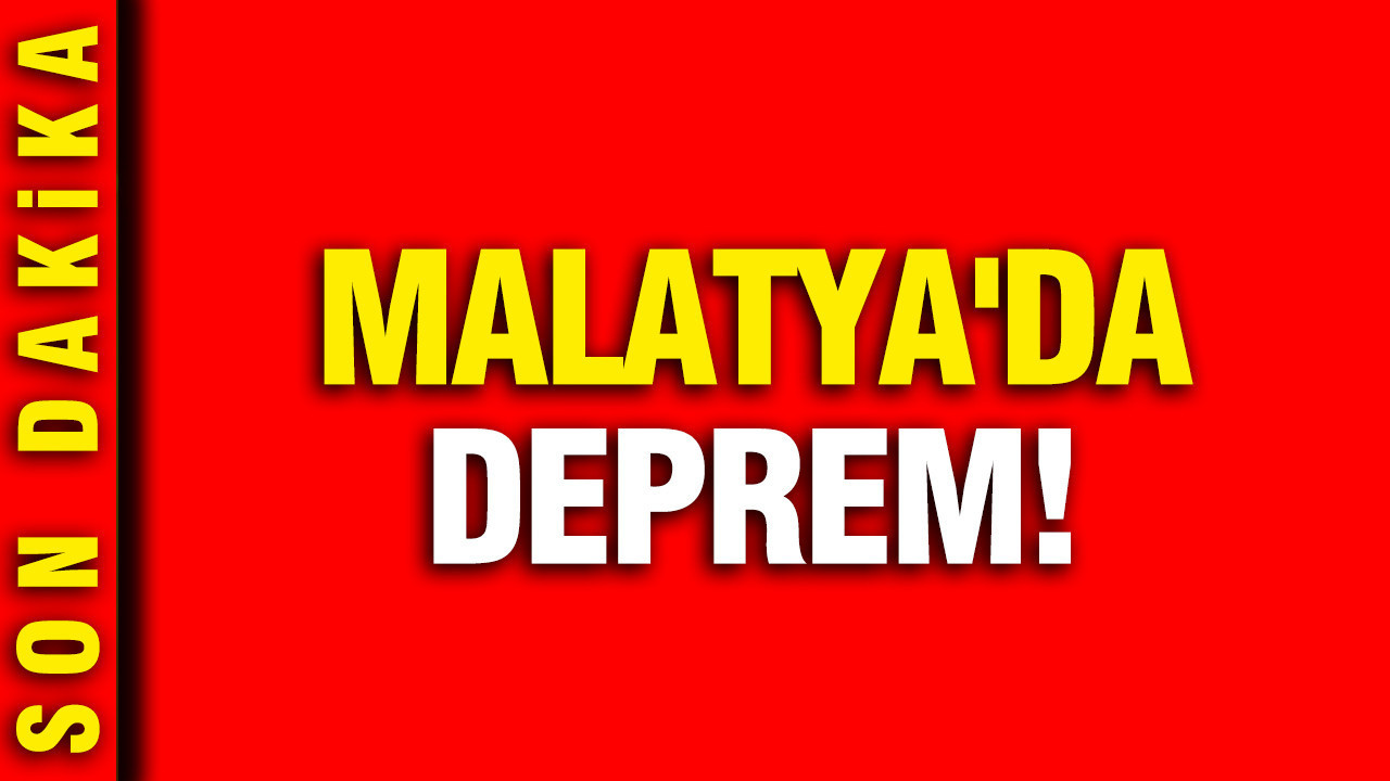 Malatya'da deprem (24 Mayıs 2026)