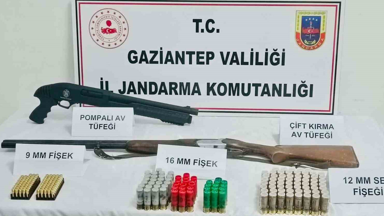Gaziantep'te silah kaçakçılığı operasyonu: 9 kişi yakalandı