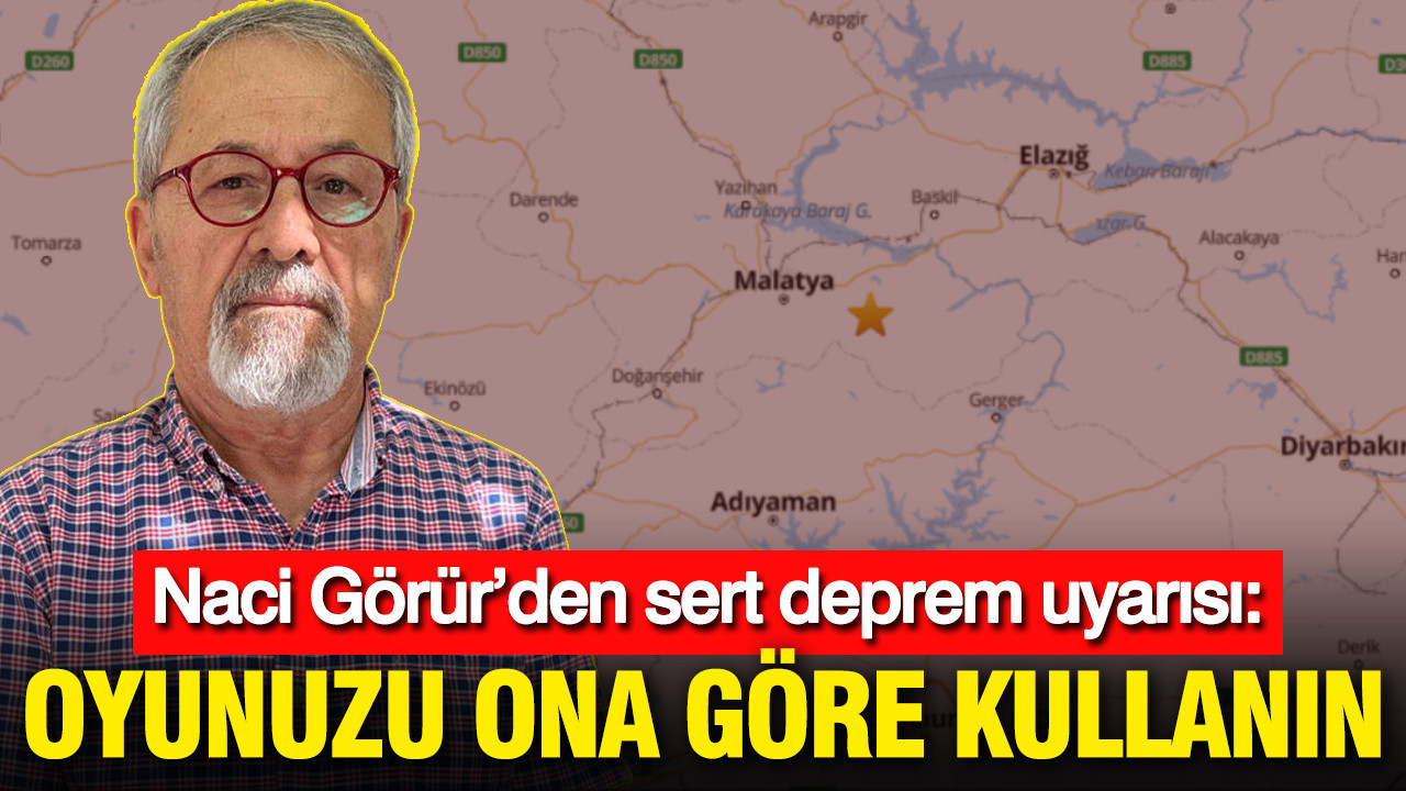 Naci Görür’den sert deprem uyarısı: Oyunuzu ona göre kullanın