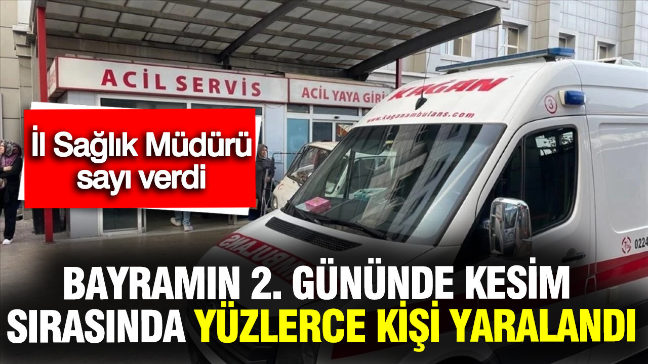 Kurban Bayramı’nın 2. gününde kesim sırasında yüzlerce kişi yaralandı