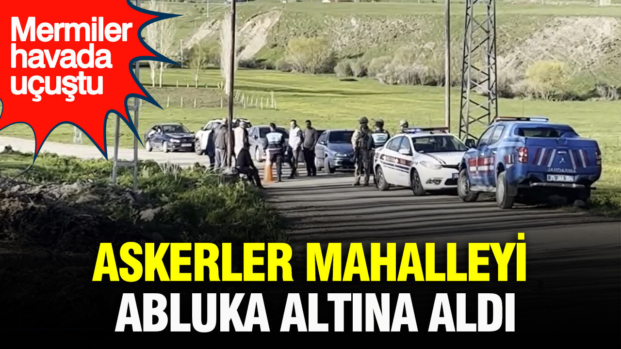 Satın alınan arazi felaket getirdi: Askerler mahalleyi abluka altına aldı
