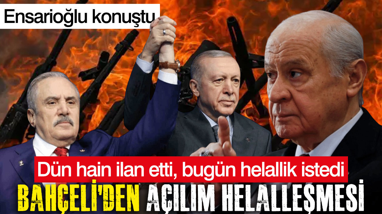 Bahçeli'den açılım helalleşmesi: AK Partili Ensarioğlu'ndan nasıl helallik istedi?