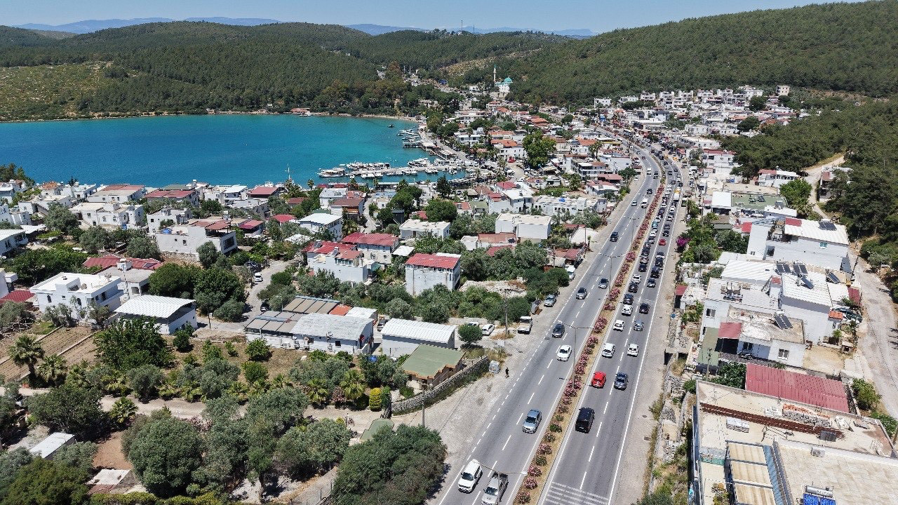 Muğla'da bayram dönüşü kuyruğu