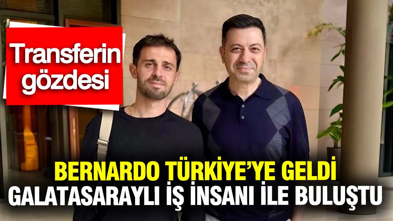 Transferin gözdesi Bernardo Silva, Marmaris'te Galatasaraylı iş insanı ile buluştu