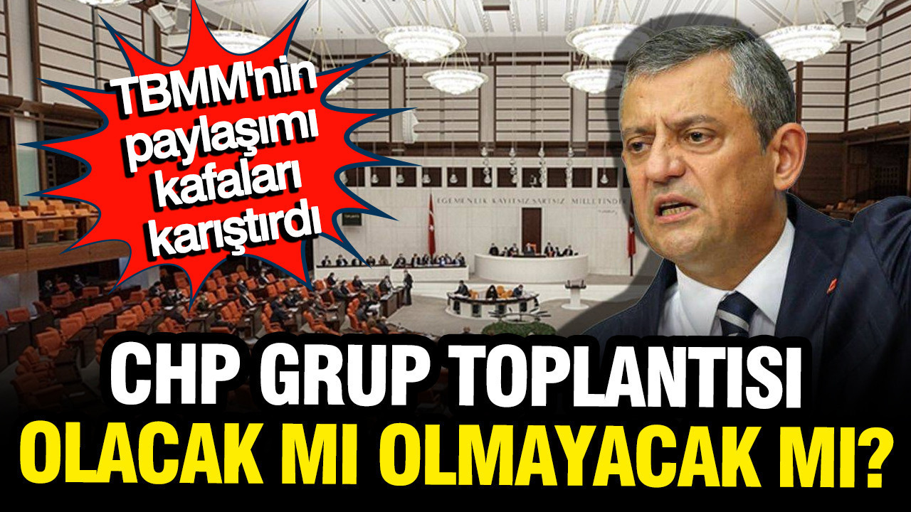 TBMM'nin paylaştığı gündem kafaları karıştırdı: Özgür Özel 'Yapacağız' demişti