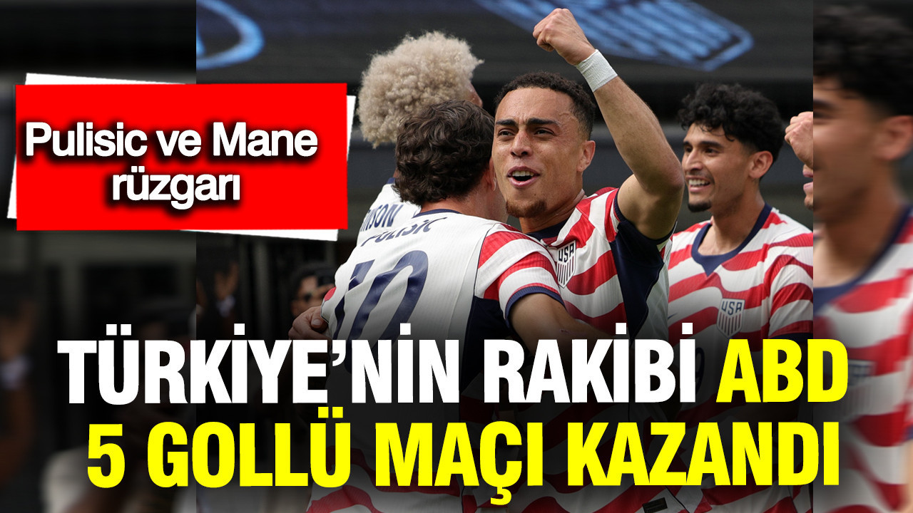 Türkiye'nin rakibi ABD, 5 gollü nefes kesen maçta Senegal'i yendi: Pulisic ve Mane rüzgarı