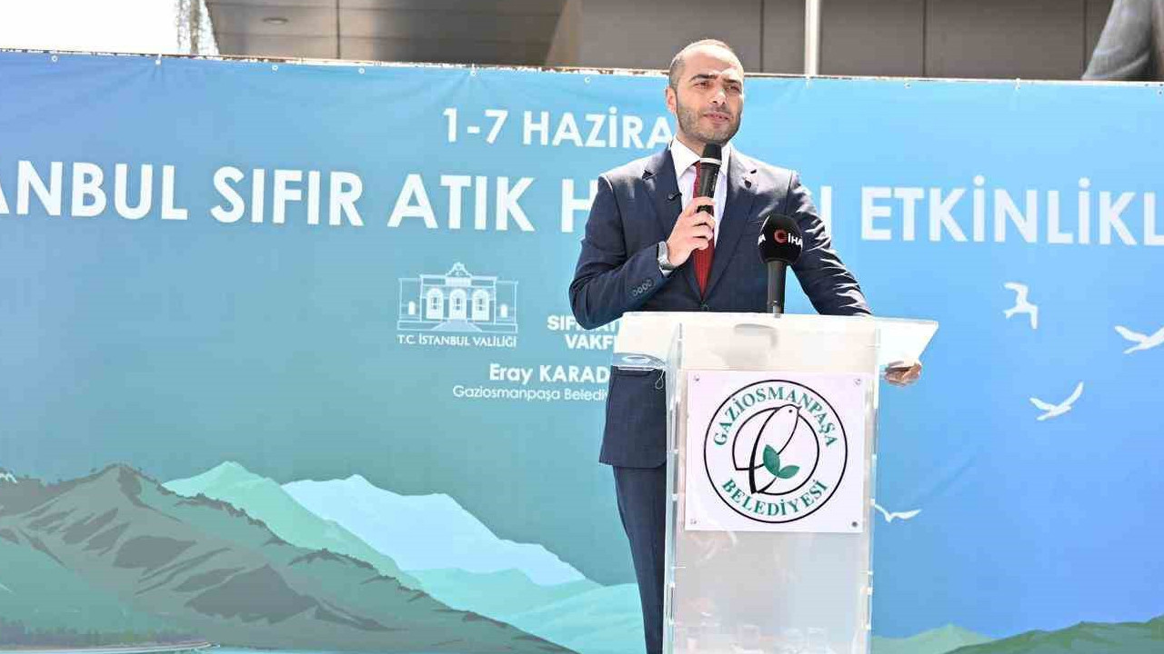 Gaziosmanpaşa’da atıklar enerjiye dönüşüyor: 60 binden fazla ağacın kesilmesi önlendi