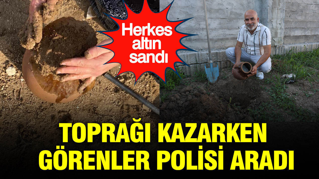 Herkes altın sandı: Testinin içinde çıkan şoke etti