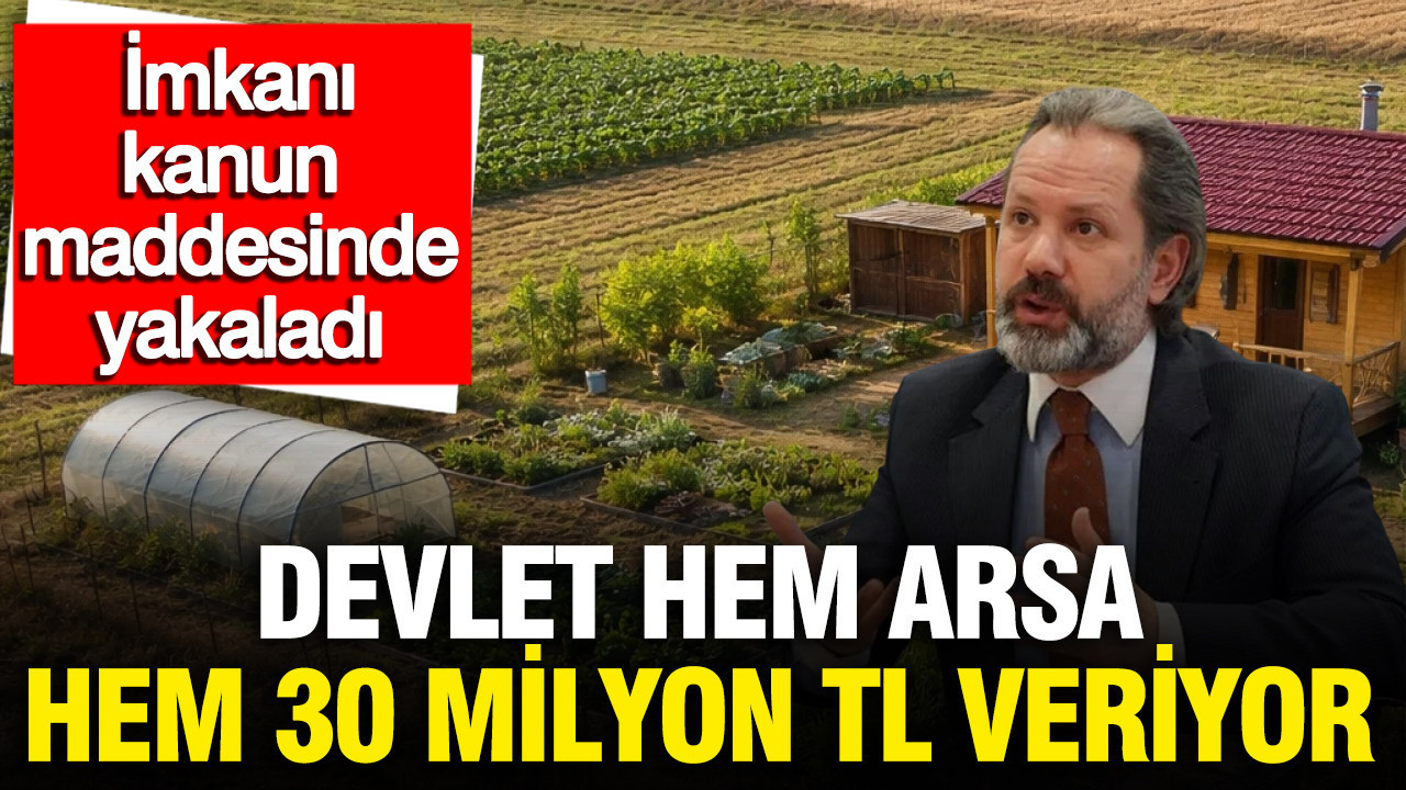 İslam Memiş: Devlet hem arsa hem de 30 milyon TL hibe veriyor