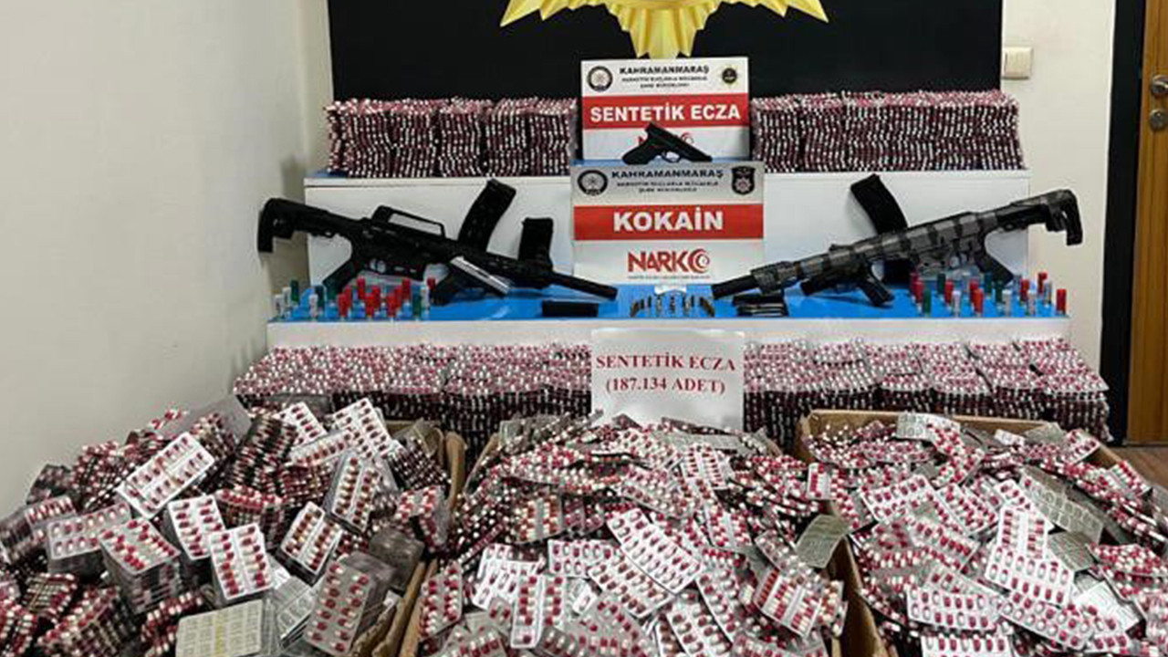 Kahramanmaraş’ta uyuşturucu operasyonu