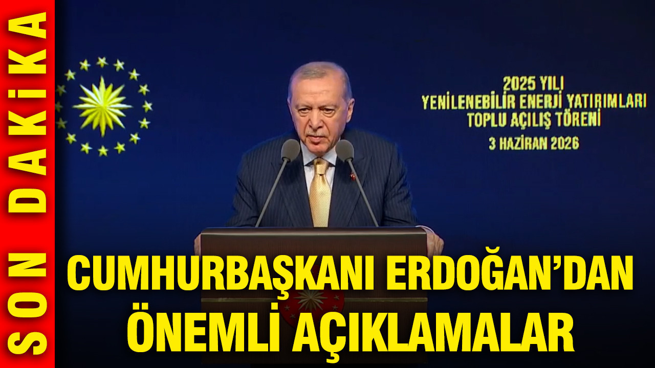 Cumhurbaşkanı Erdoğan konuşuyor