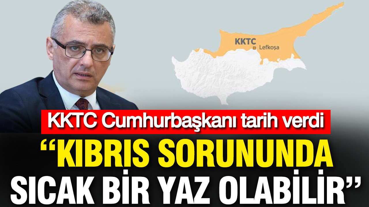 Erhürman tarih verdi: Kıbrıs sorununda sıcak bir yaz olabilir