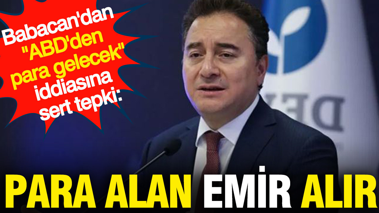 Ali Babacan'dan 