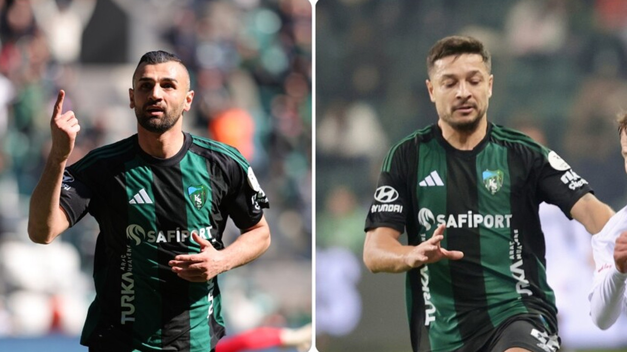Kocaelispor Serdar Dursun ve Ahmet Oğuz'a veda etti