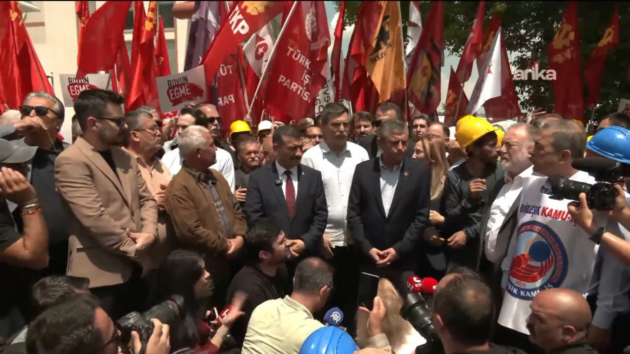 Özgür Özel, Doruk Madencilik işçilerini ziyaret etti