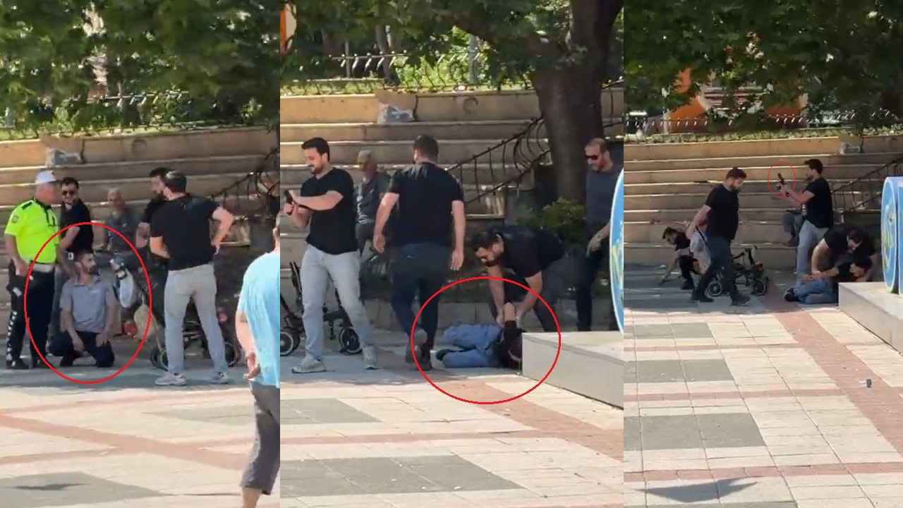 Tam bıçağı çekecekken: Sivil polisler havaya ateş açarak dehşeti önledi