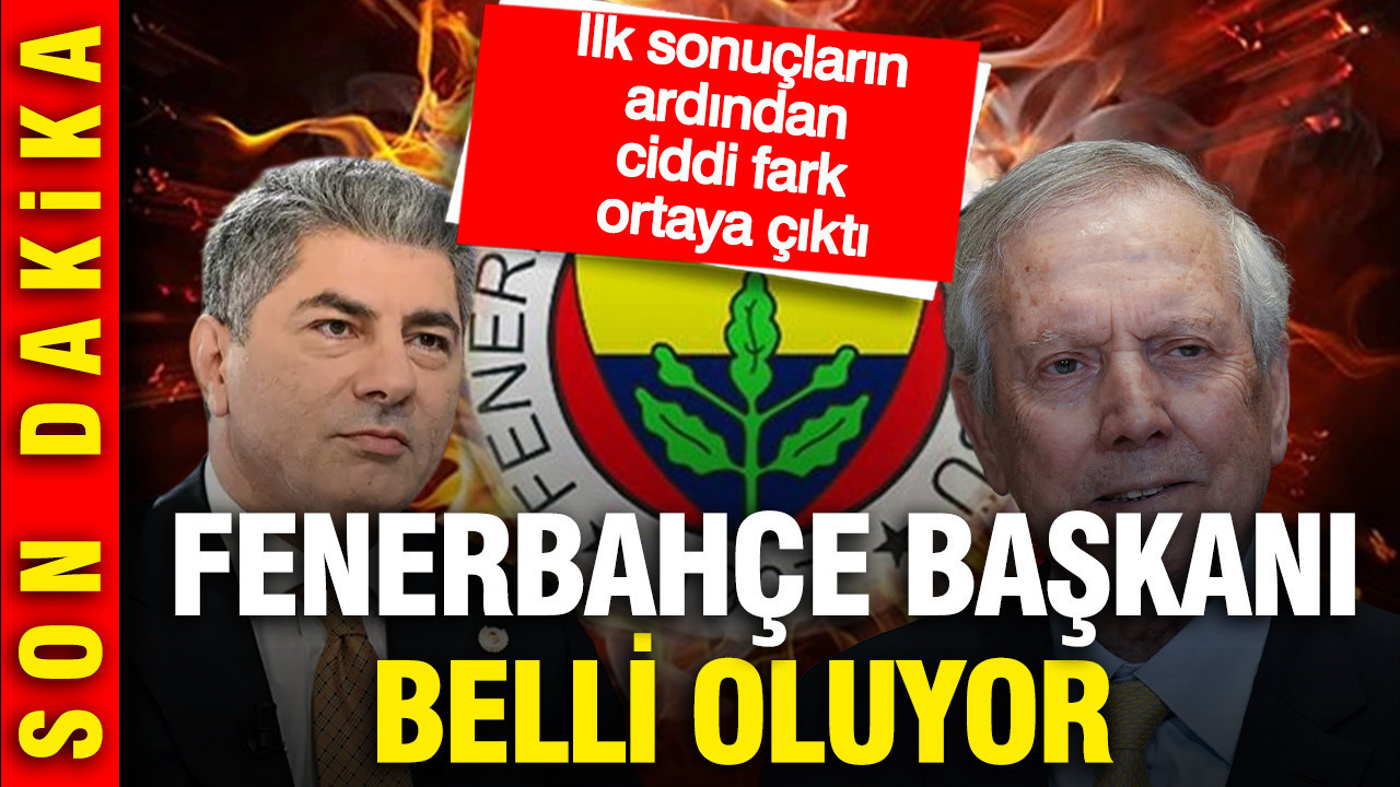 Fenerbahçe'nin yeni başkanı belli oluyor: İlk sonuçların ard