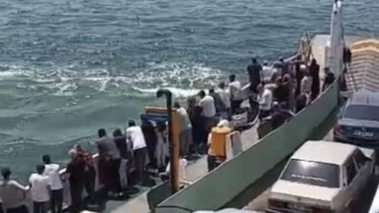 Feribotta can pazarı: Denize düşen yolcuyu büfe çalışanı kur