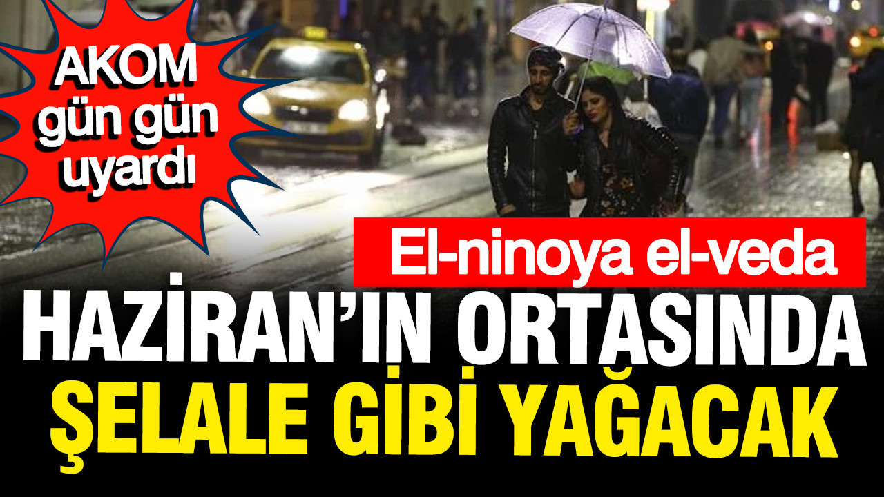AKOM gün gün uyardı: Güneş gidiyor, İstanbul'a gök gürültülü