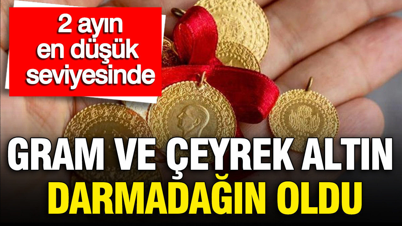 Altın fiyatları bugün ne kadar? Gram altın, çeyrek altın kaç