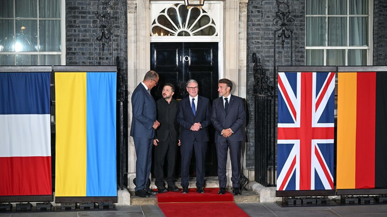 E3 ülkelerinin liderleri, Londra'da Ukrayna Devlet Başkanı Z