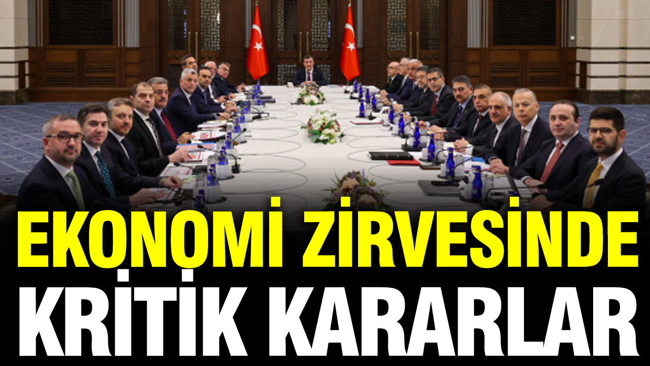 Ekonomi zirvesinde kritik kararlar: 'Tek Durak Ofis' tüm Tür