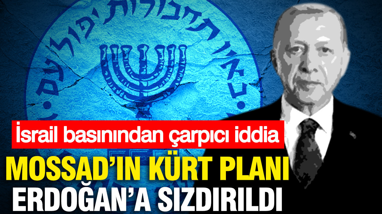 MOSSAD'ın Kürt planı Erdoğan'a sızdırıldı: İsrail basınından