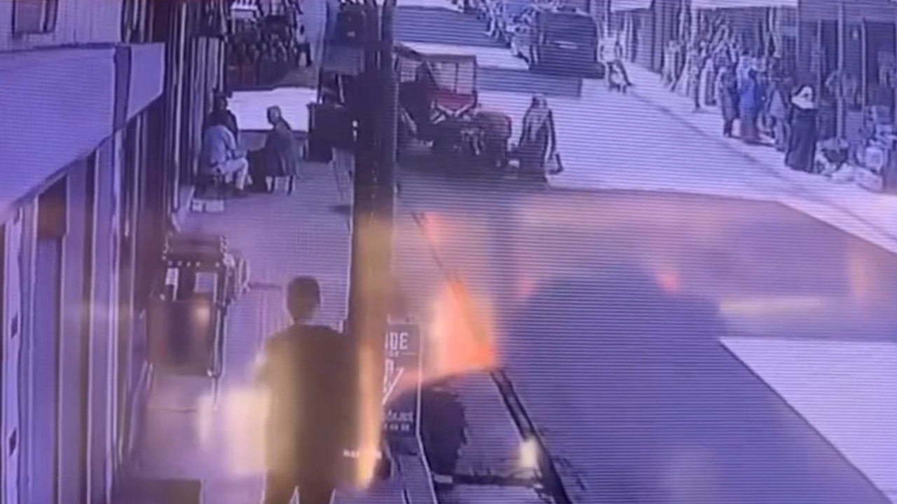 Ordu’da pat pat kazası kamerada: Yaşlı kadına çarptı