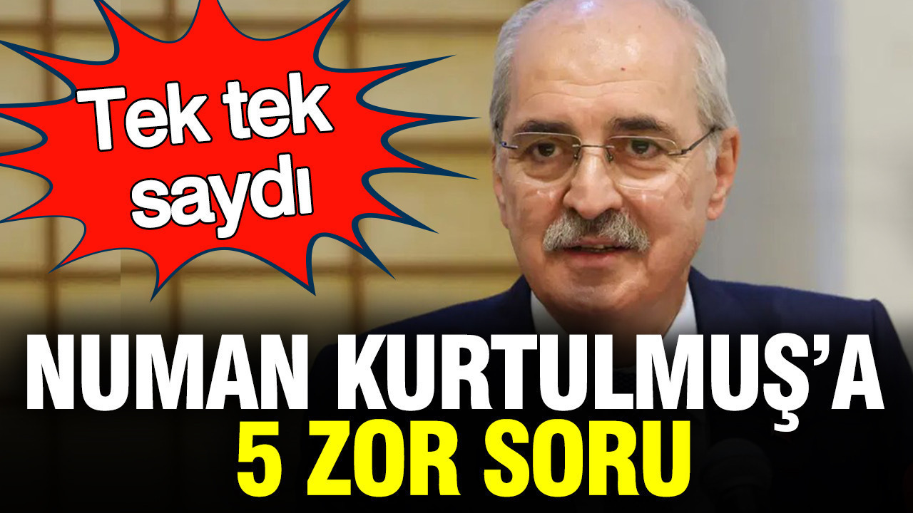 Burak Dalgın’dan Numan Kurtulmuş’a 5 zor soru: Mevcut maddel