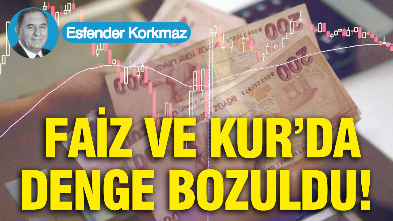 Faiz ve Kur’da denge bozuldu
