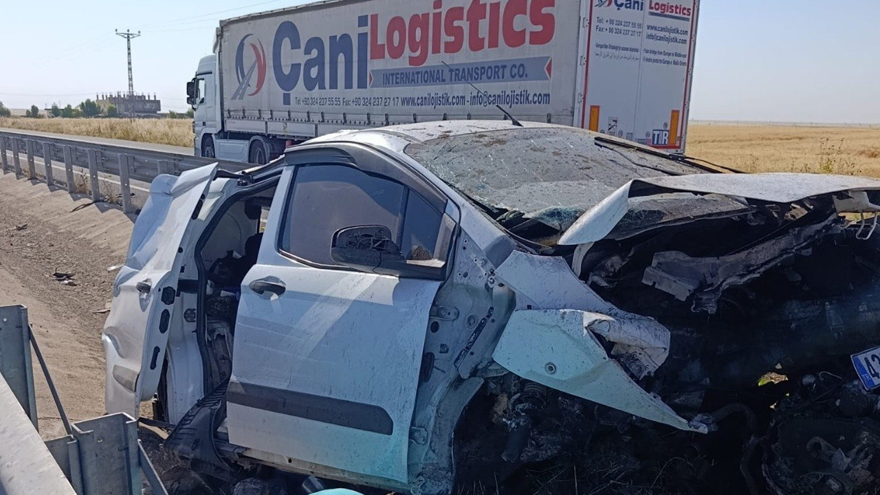 Mardin'de trafik kazası can aldı: 1 ölü 2 yaralı