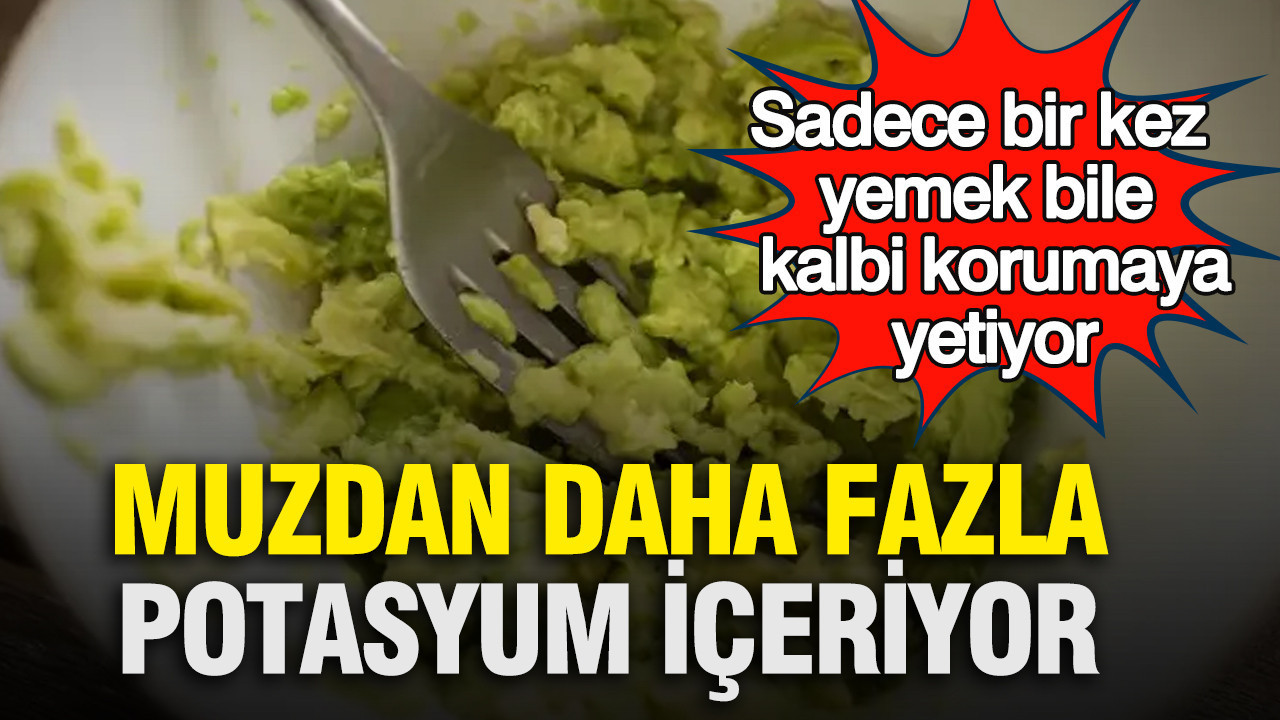 Muzdan daha fazla potasyum içeriyor: Sadece bir kez yemek bi
